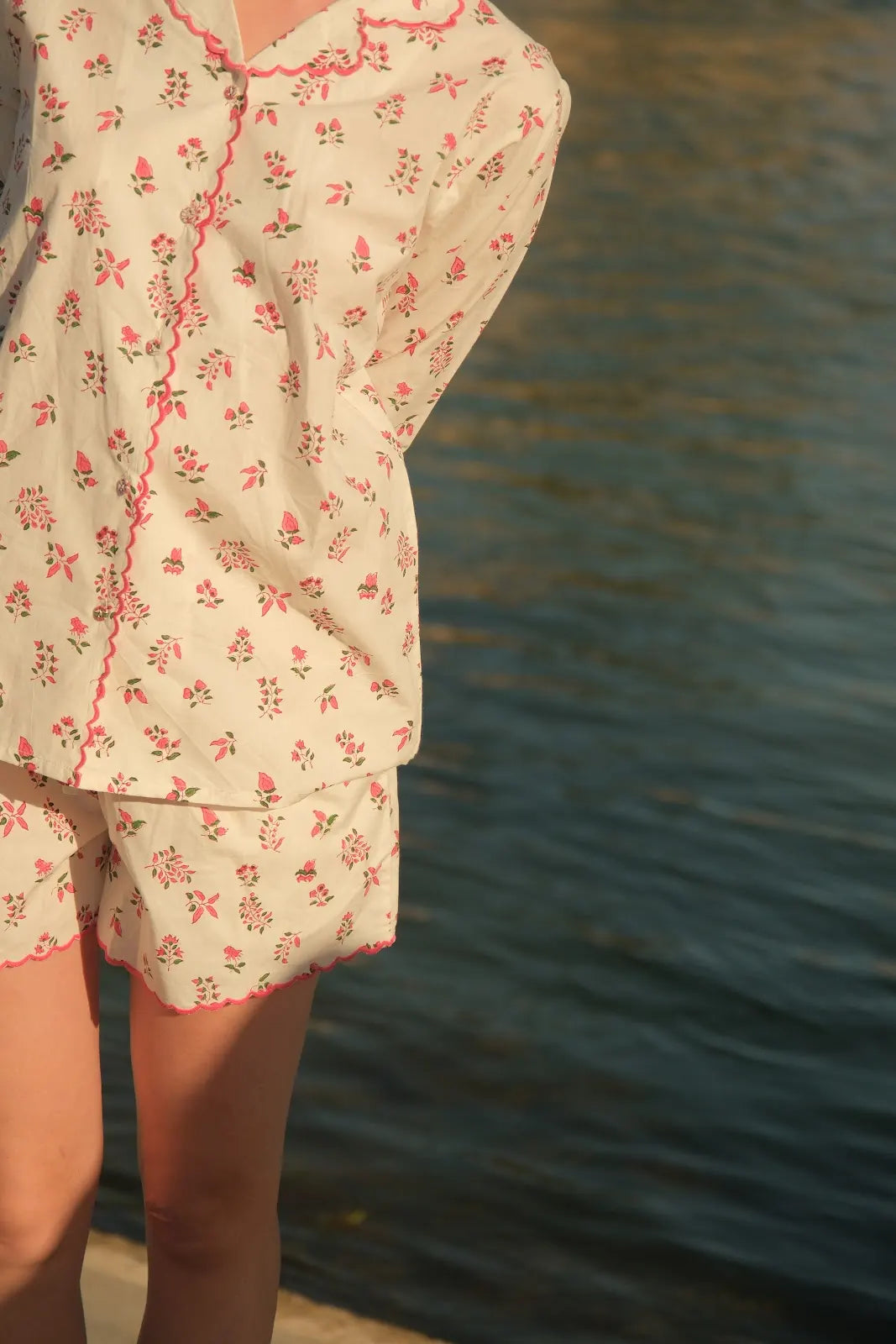 Cotton Co-ord - Rhubarb Garden Set