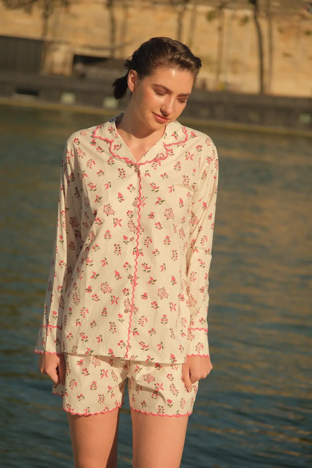 Cotton Co-ord - Rhubarb Garden Set