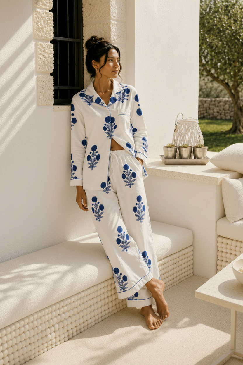 Why Hand Block Printed Cotton Pyjamas Are the Ultimate Everyday Luxury | Sama Sundays