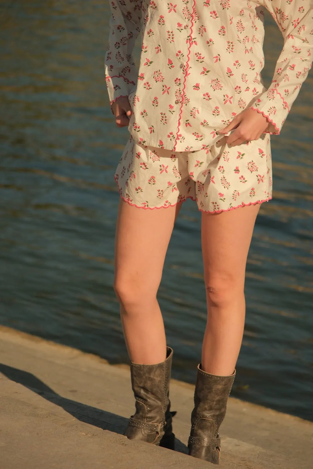 Cotton Co-ord - Rhubarb Garden Set