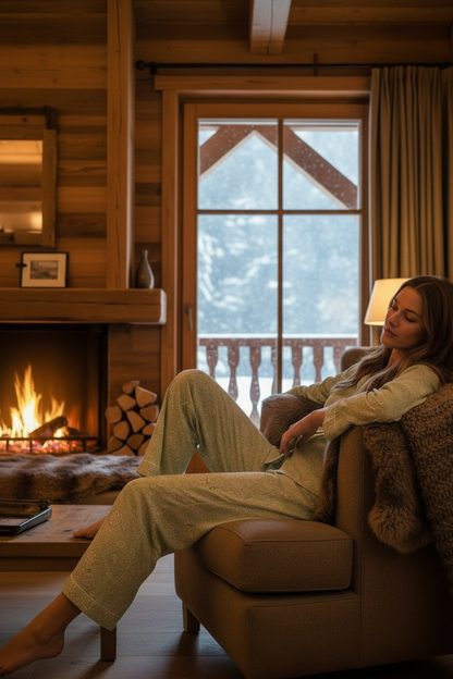 Cotton Pyjamas- The Sage Set