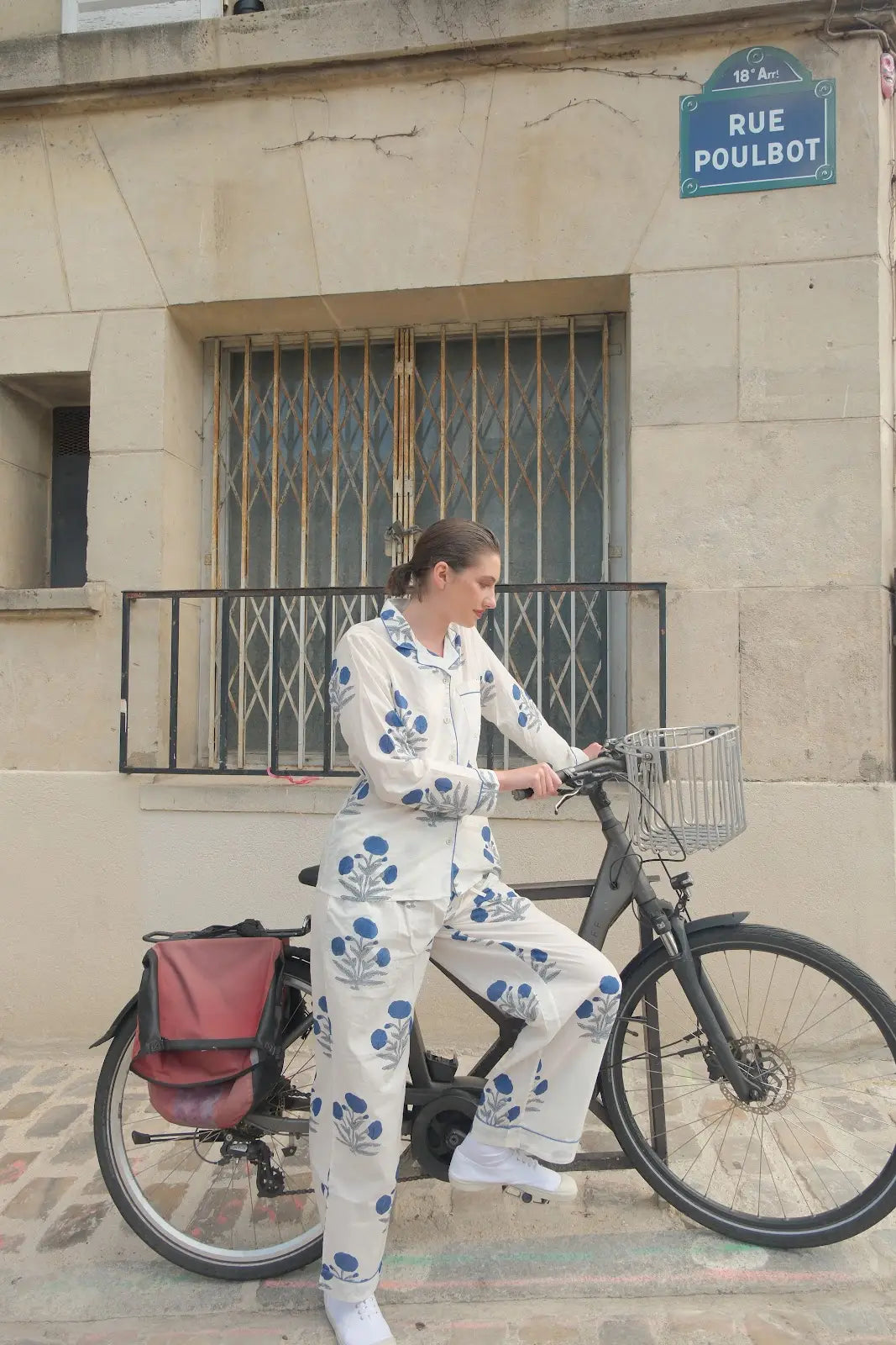 Cotton Pyjamas - The Midnight Bloom Set