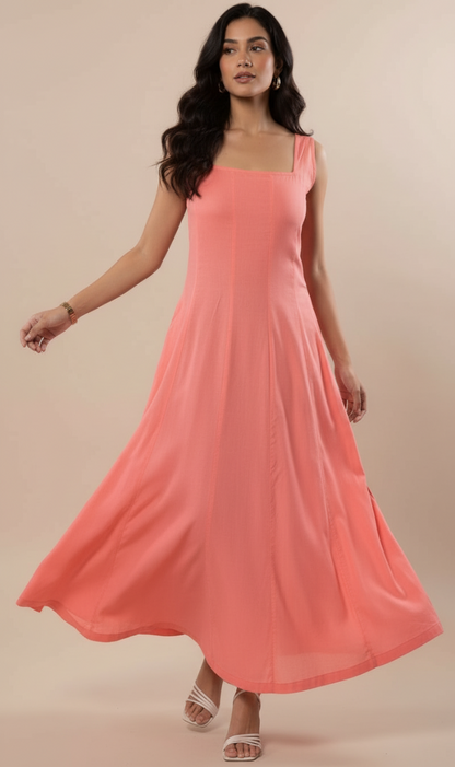 Coral Mist Dress
